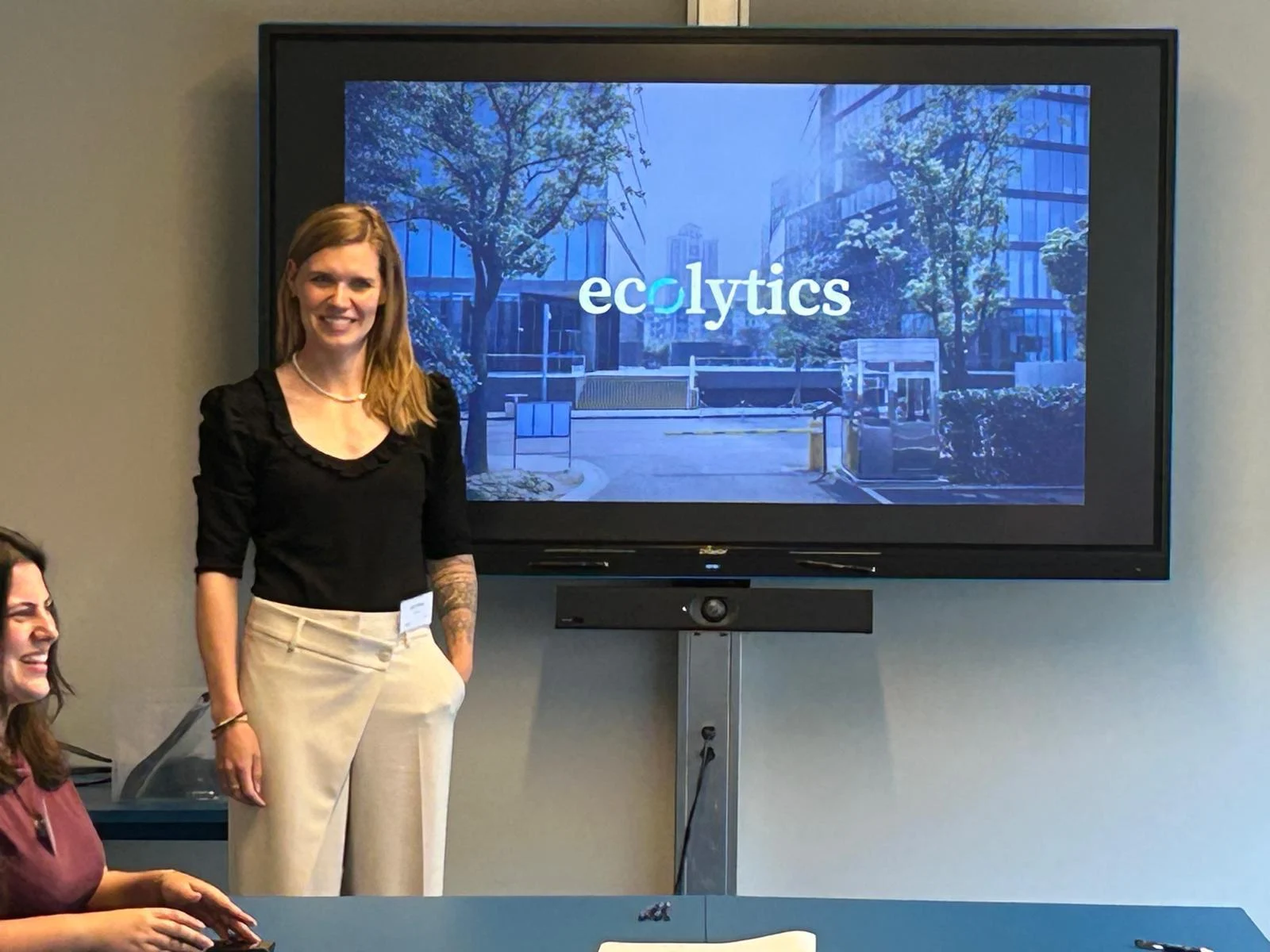 Lydia Gitsels tijdens deelsessie Van bureaulade naar beweging op het PVB Jaarevent 2026